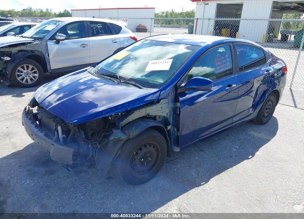 2017 HYUNDAI ACCENT SE VIN: KMHCT4AE4HU249908