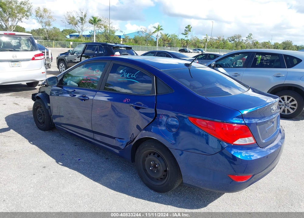 2017 HYUNDAI ACCENT SE VIN: KMHCT4AE4HU249908
