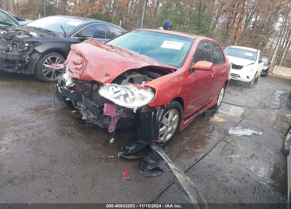 2008 TOYOTA COROLLA S VIN: 2T1BR30E58C887186
