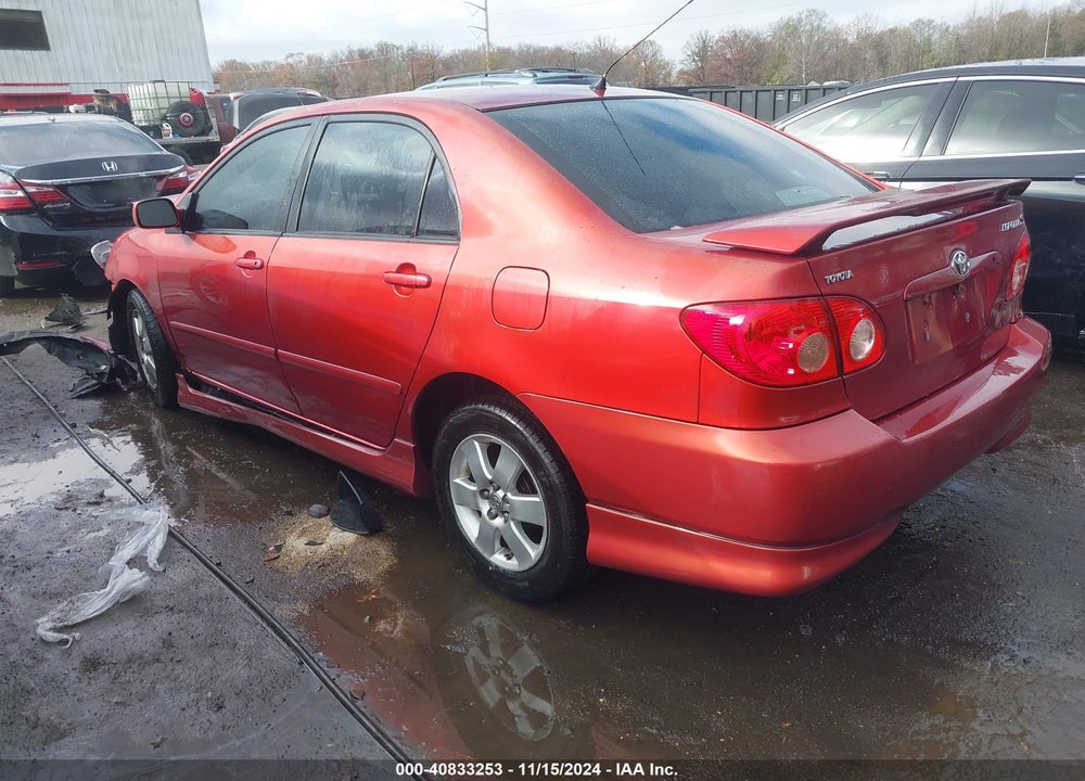 2008 TOYOTA COROLLA S VIN: 2T1BR30E58C887186