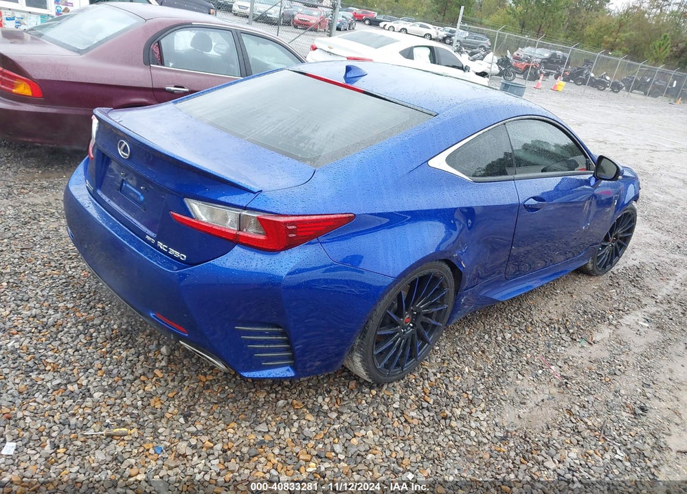 2016 LEXUS RC 350 VIN: JTHSE5BC5G5006998