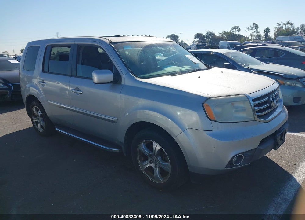 2012 HONDA PILOT EX-L VIN: 5FNYF3H51CB026048