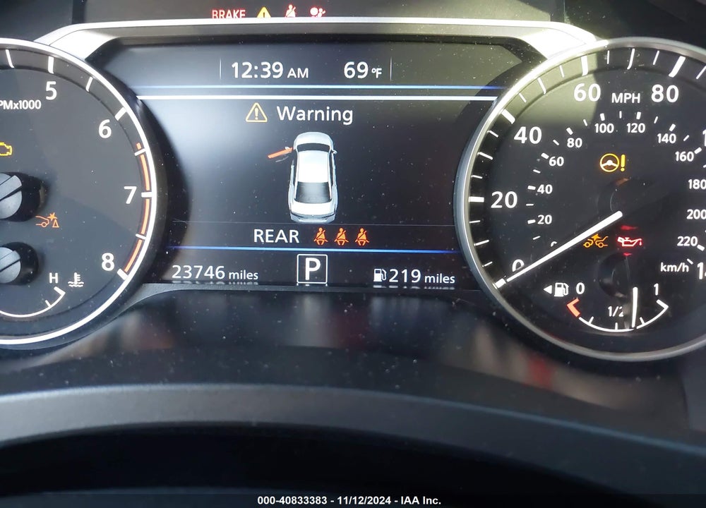 2023 NISSAN ALTIMA SR FWD VIN: 1N4BL4CV8PN372770