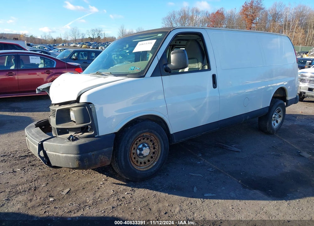 2010 CHEVROLET EXPRESS WORK VAN VIN: 1GCUGADX8A1115189