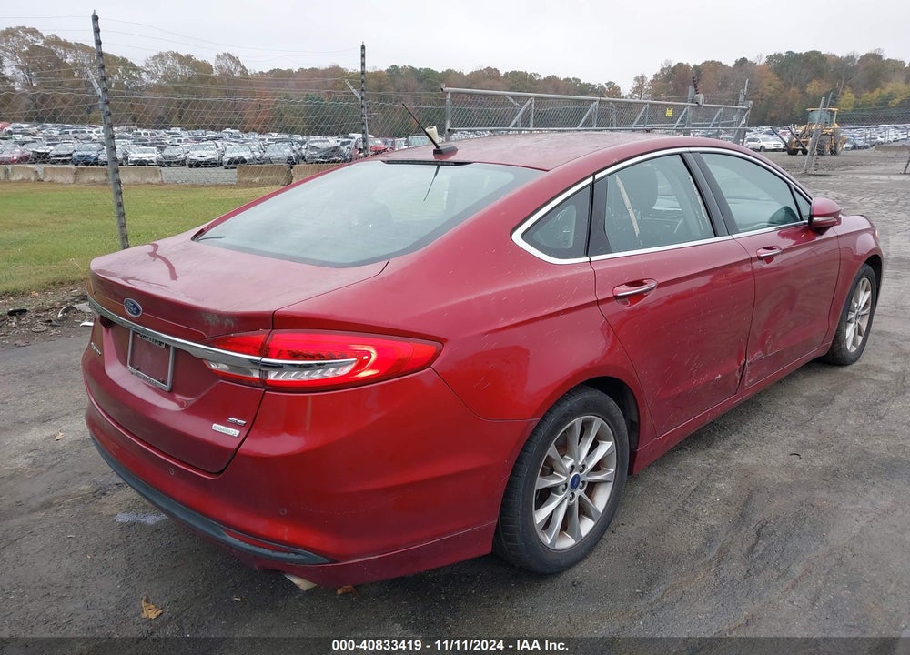 2017 FORD FUSION SE VIN: 3FA6P0HD3HR240710