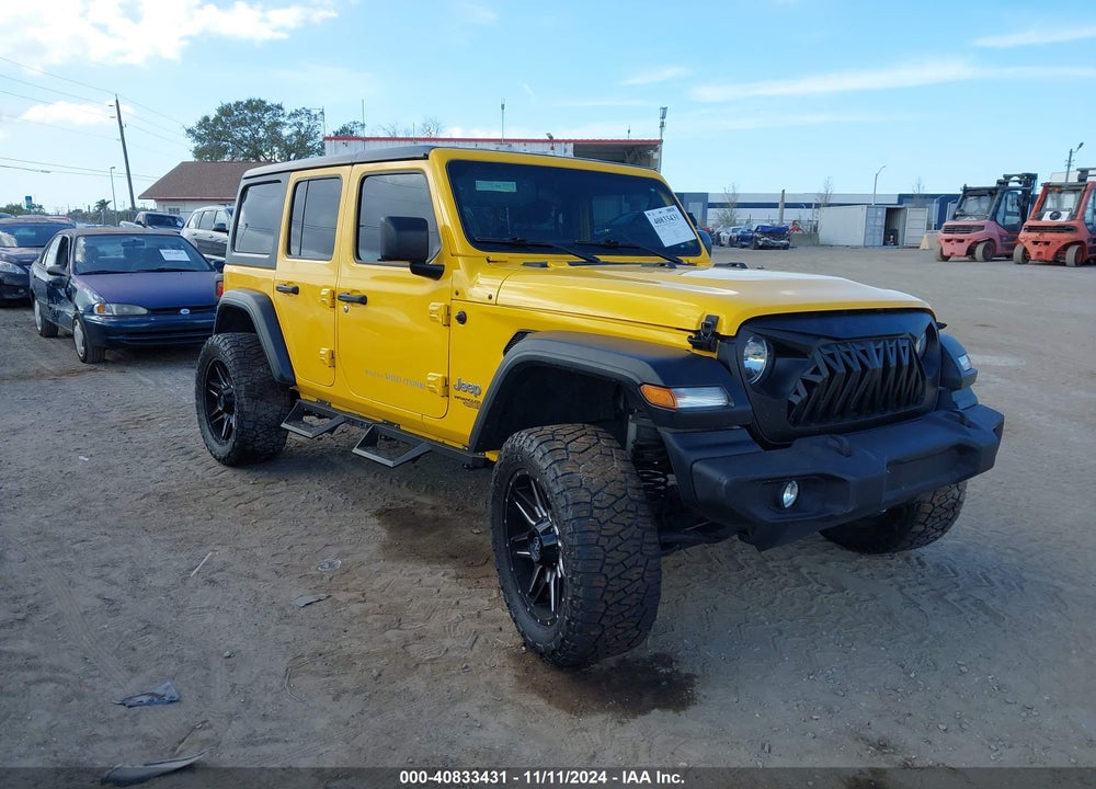 2018 JEEP WRANGLER UNLIMITED SPORT S 4X4 VIN: 1C4HJXDG9JW299728