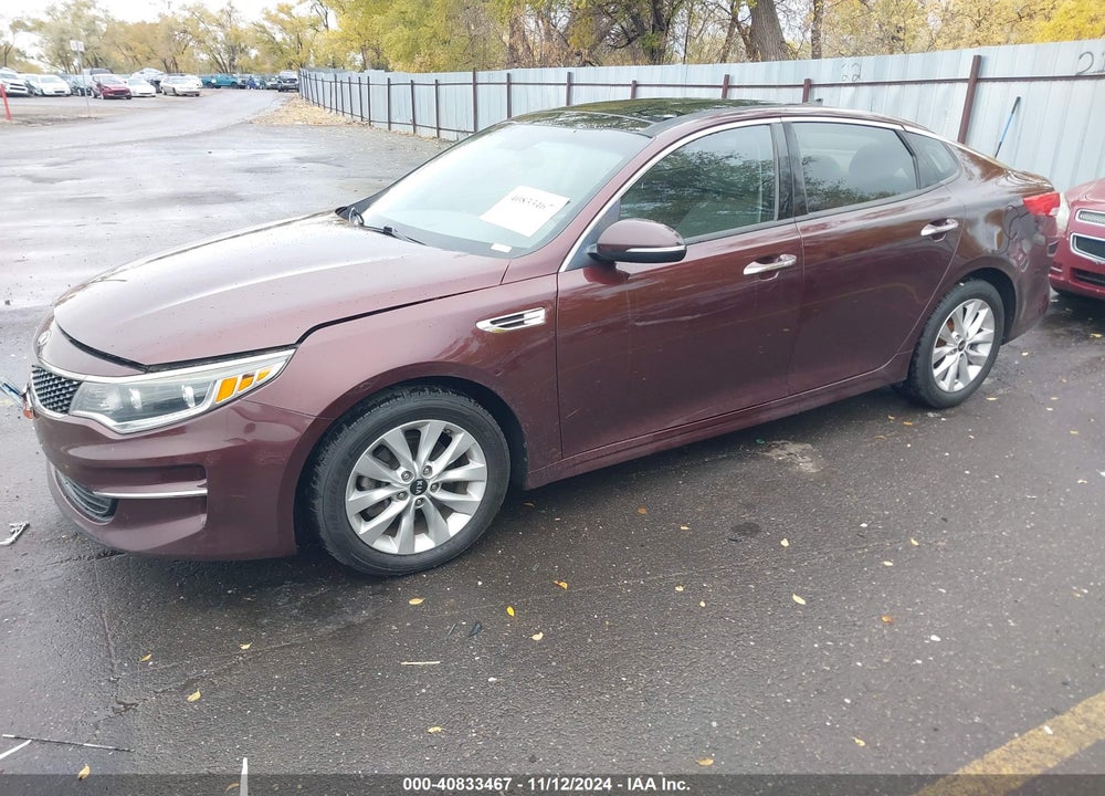 2016 KIA OPTIMA EX VIN: 5XXGU4L35GG110115