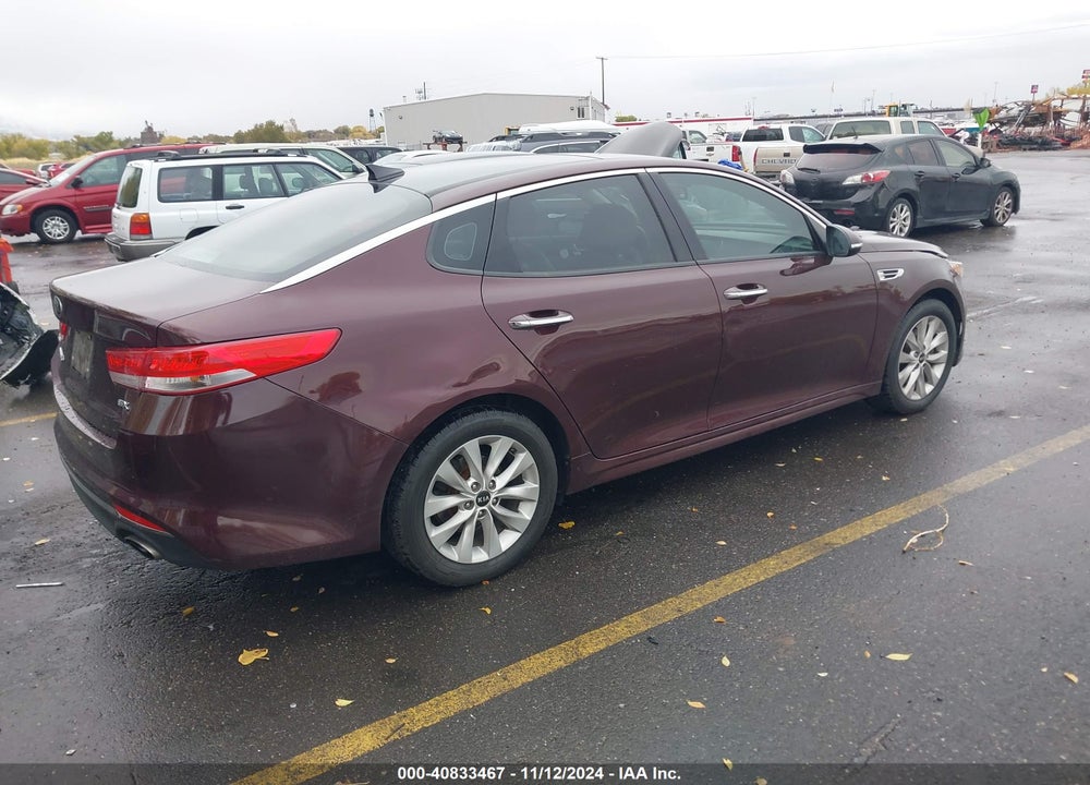2016 KIA OPTIMA EX VIN: 5XXGU4L35GG110115