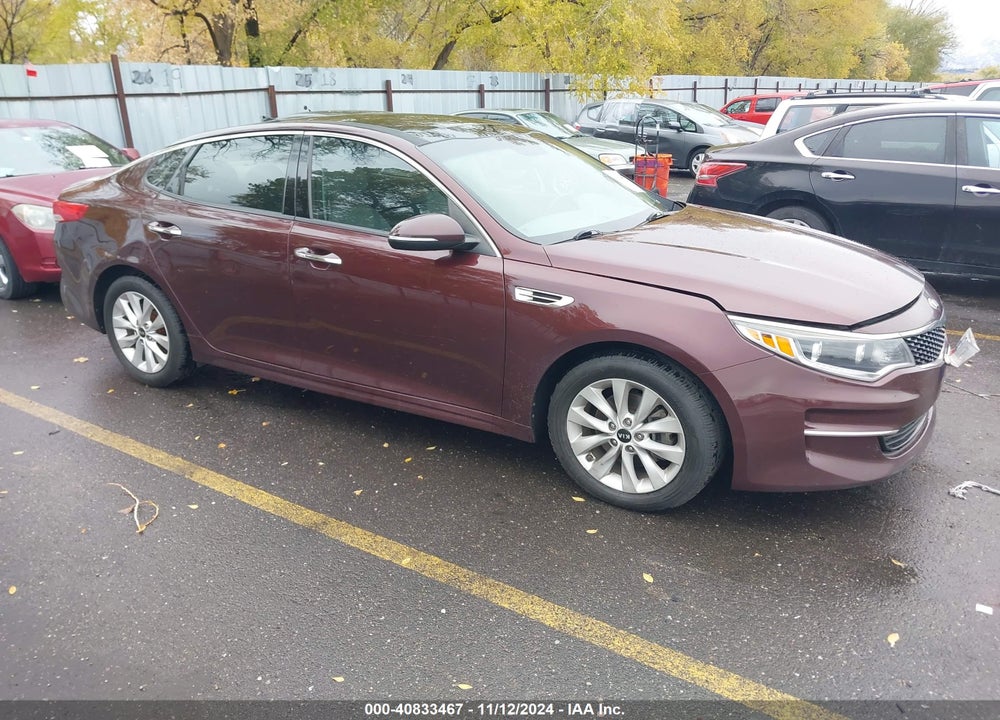 2016 KIA OPTIMA EX VIN: 5XXGU4L35GG110115