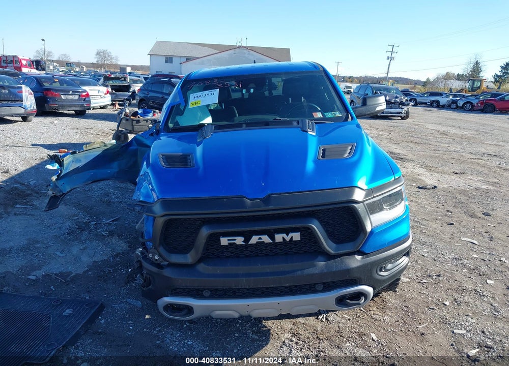 2021 RAM 1500 REBEL 4X4 5'7 BOX VIN: 1C6SRFLT0MN523588