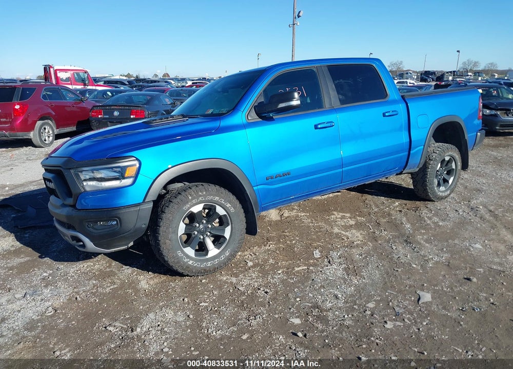 2021 RAM 1500 REBEL 4X4 5'7 BOX VIN: 1C6SRFLT0MN523588