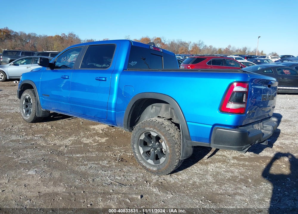 2021 RAM 1500 REBEL 4X4 5'7 BOX VIN: 1C6SRFLT0MN523588