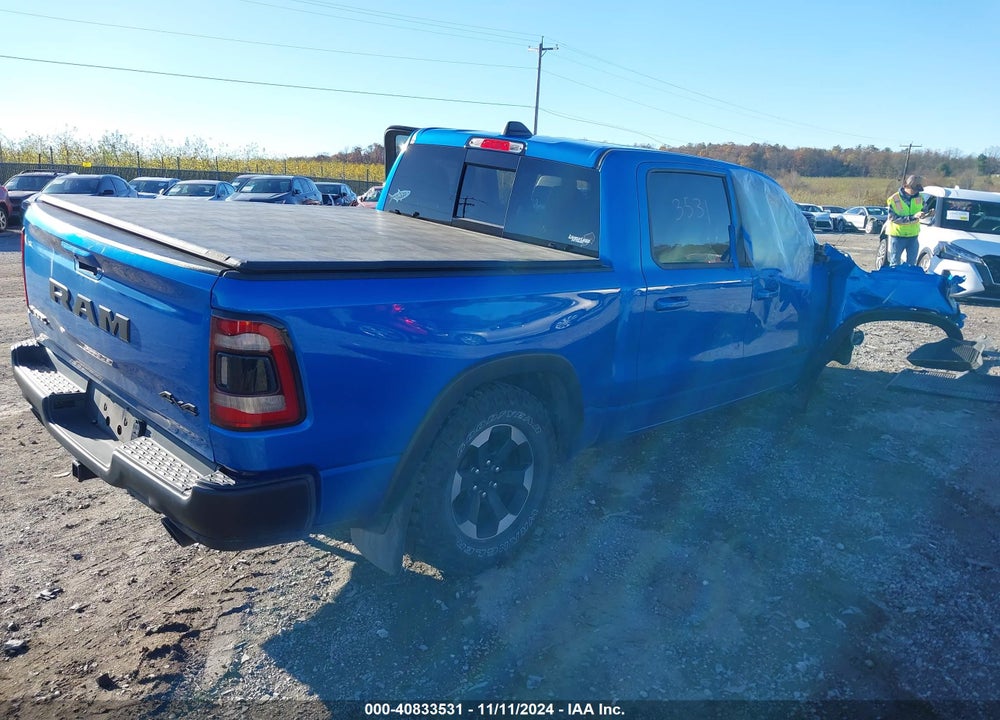2021 RAM 1500 REBEL 4X4 5'7 BOX VIN: 1C6SRFLT0MN523588