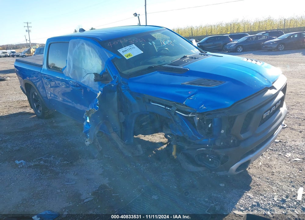 2021 RAM 1500 REBEL 4X4 5'7 BOX VIN: 1C6SRFLT0MN523588
