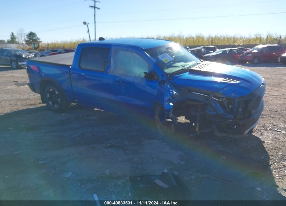 2021 RAM 1500 REBEL 4X4 5'7 BOX VIN: 1C6SRFLT0MN523588