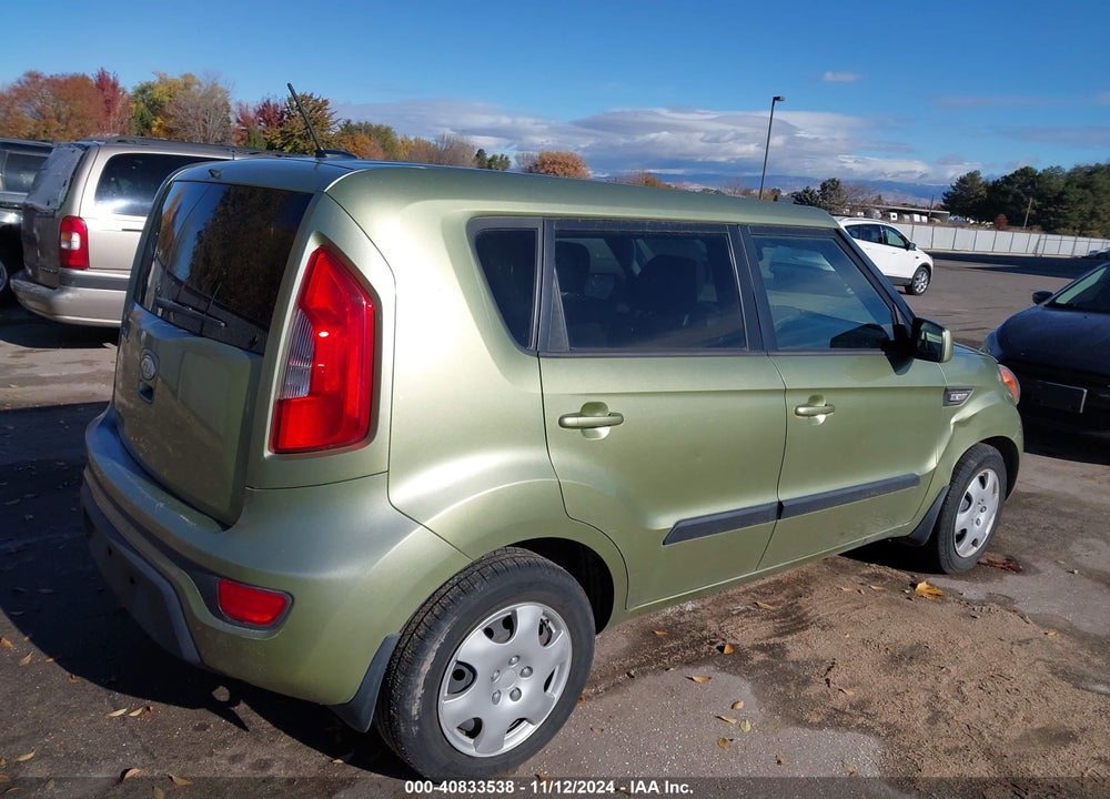2012 KIA SOUL VIN: KNDJT2A51C7378907