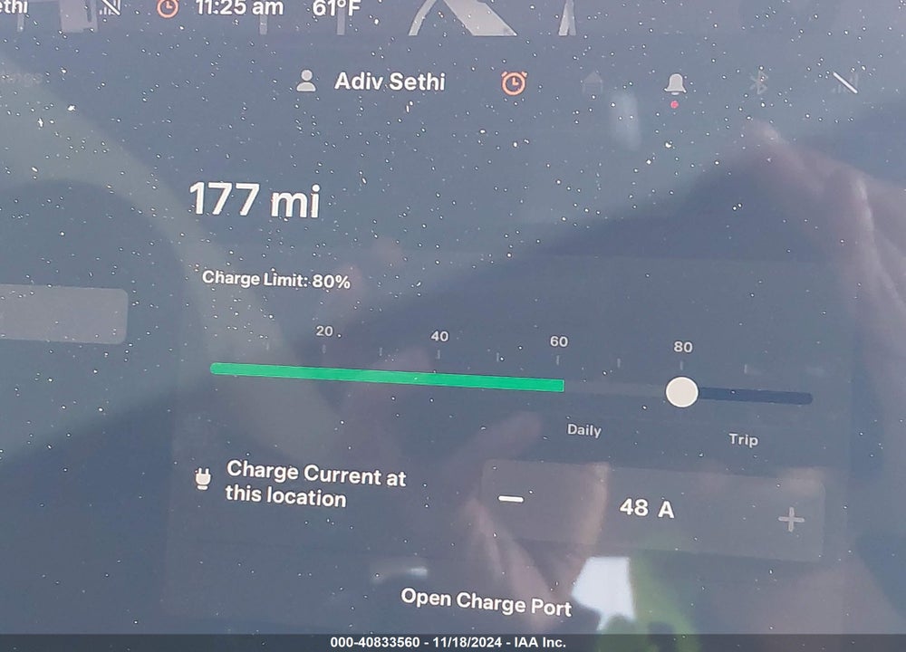 2023 TESLA MODEL Y VIN: 7SAYGDEEXPA030418