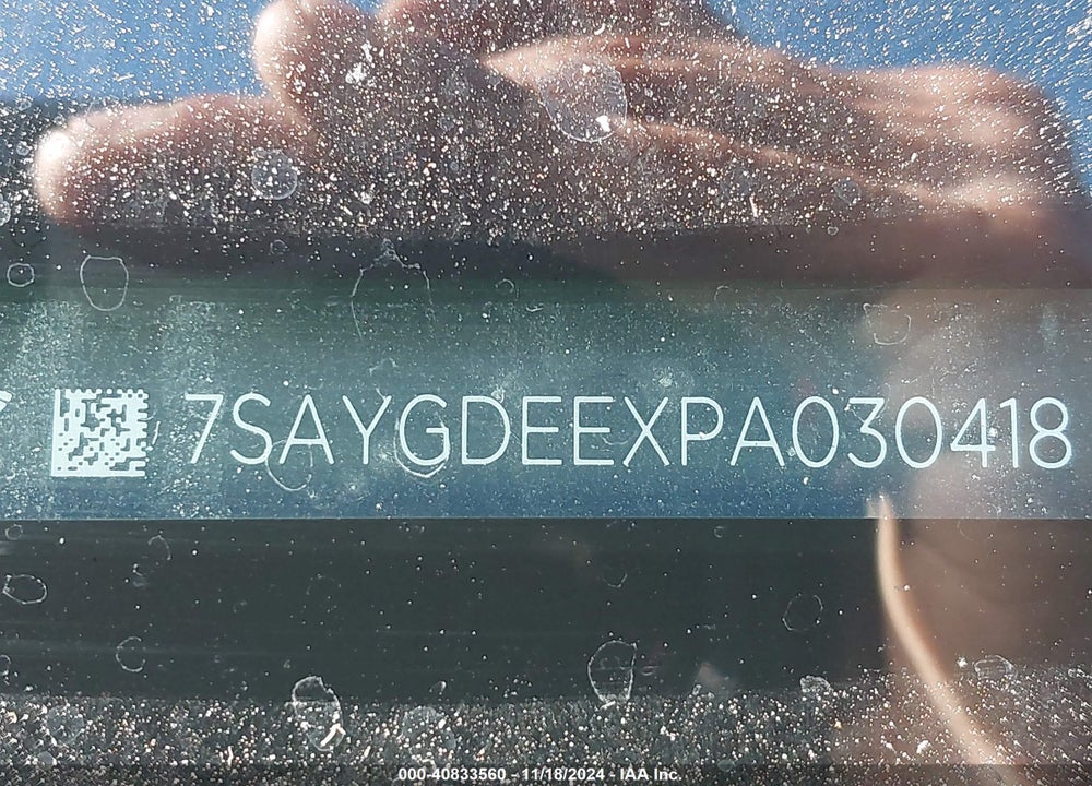 2023 TESLA MODEL Y VIN: 7SAYGDEEXPA030418