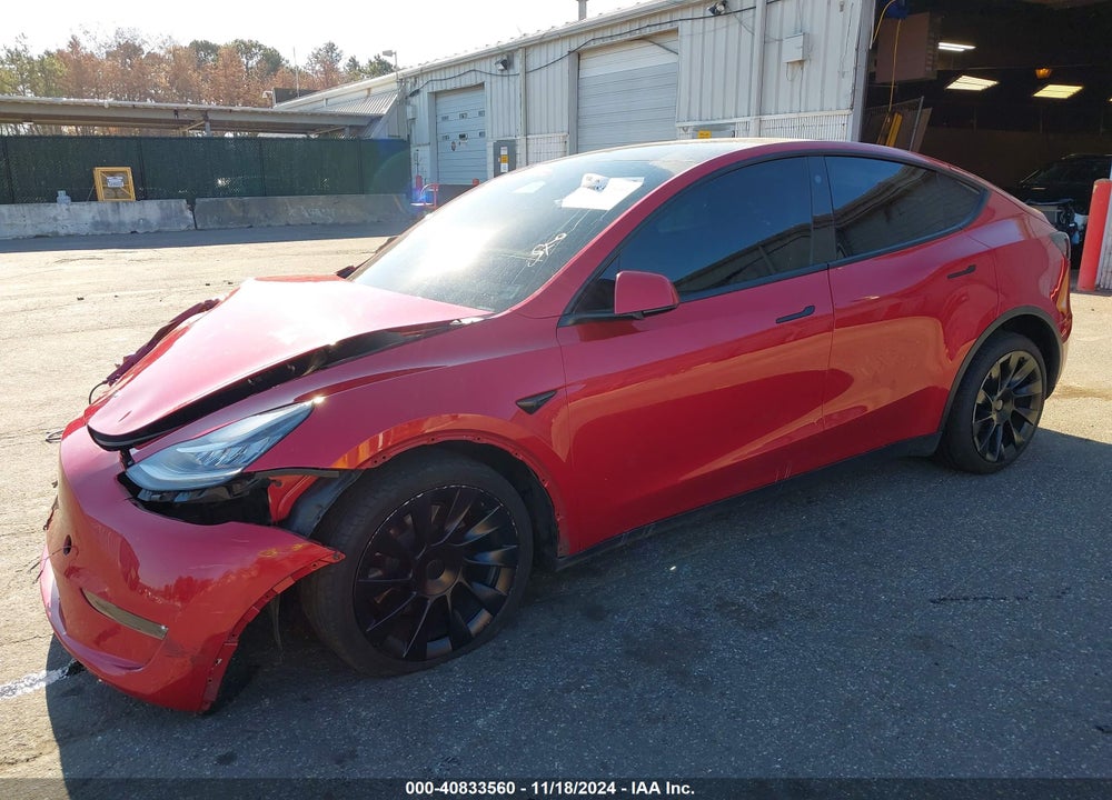 2023 TESLA MODEL Y VIN: 7SAYGDEEXPA030418