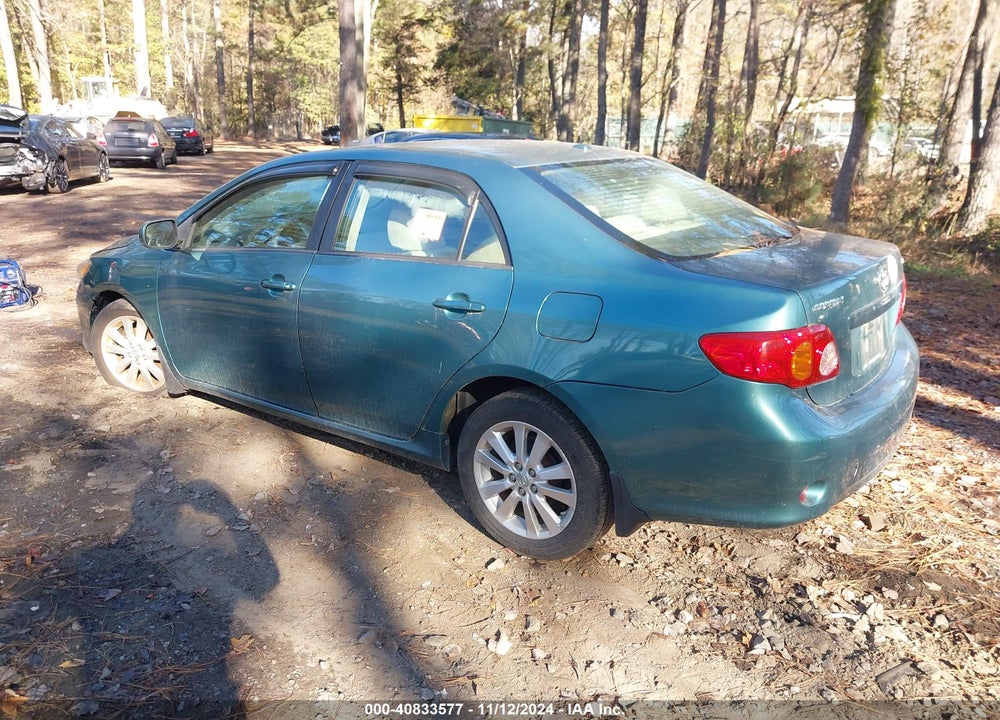 2009 TOYOTA COROLLA XLE VIN: 2T1BU40E59C015998