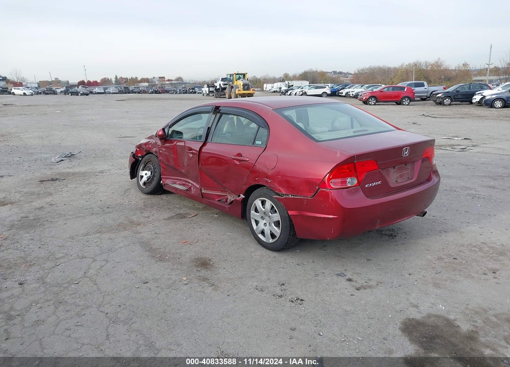 2008 HONDA CIVIC LX VIN: 1HGFA16538L095973