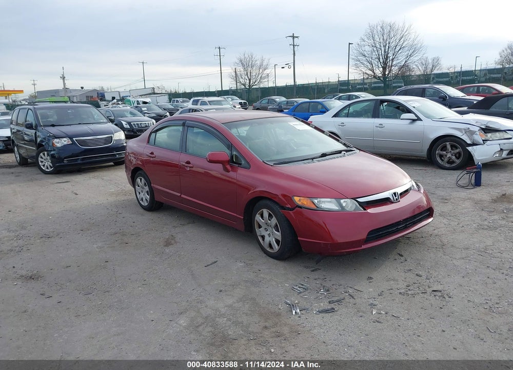2008 HONDA CIVIC LX VIN: 1HGFA16538L095973