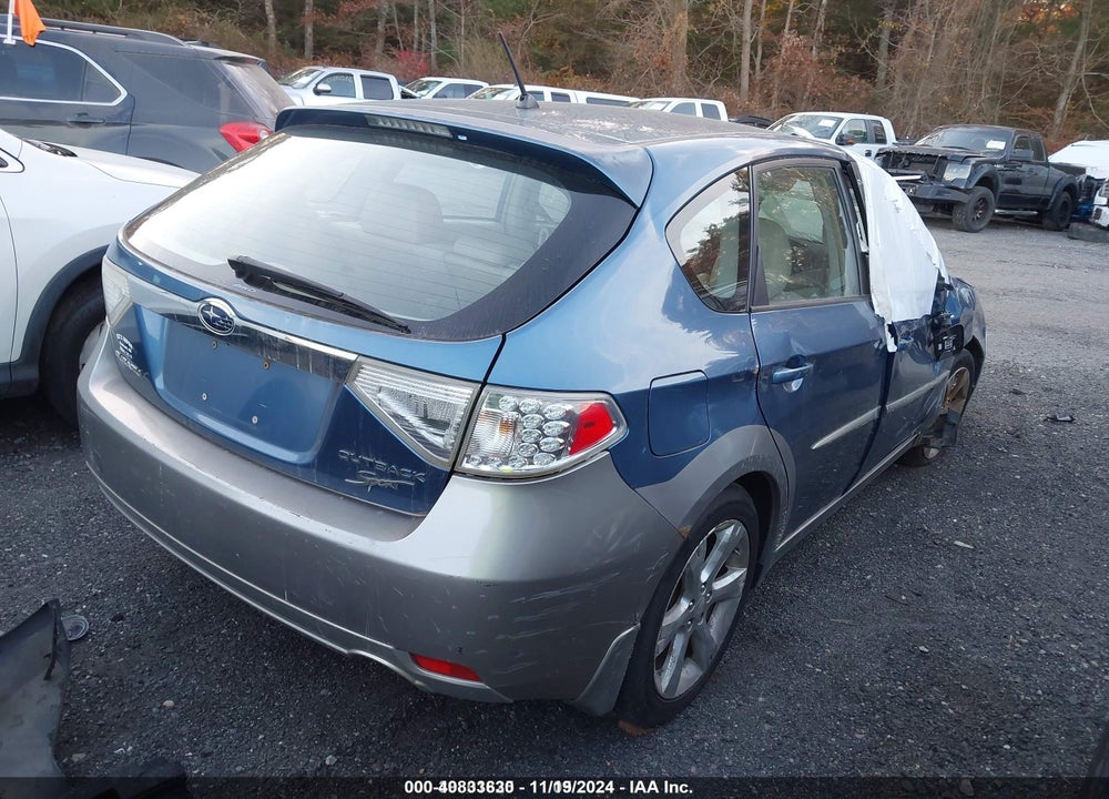 2008 SUBARU IMPREZA OUTBACK SPORT VIN: JF1GH63648H838061