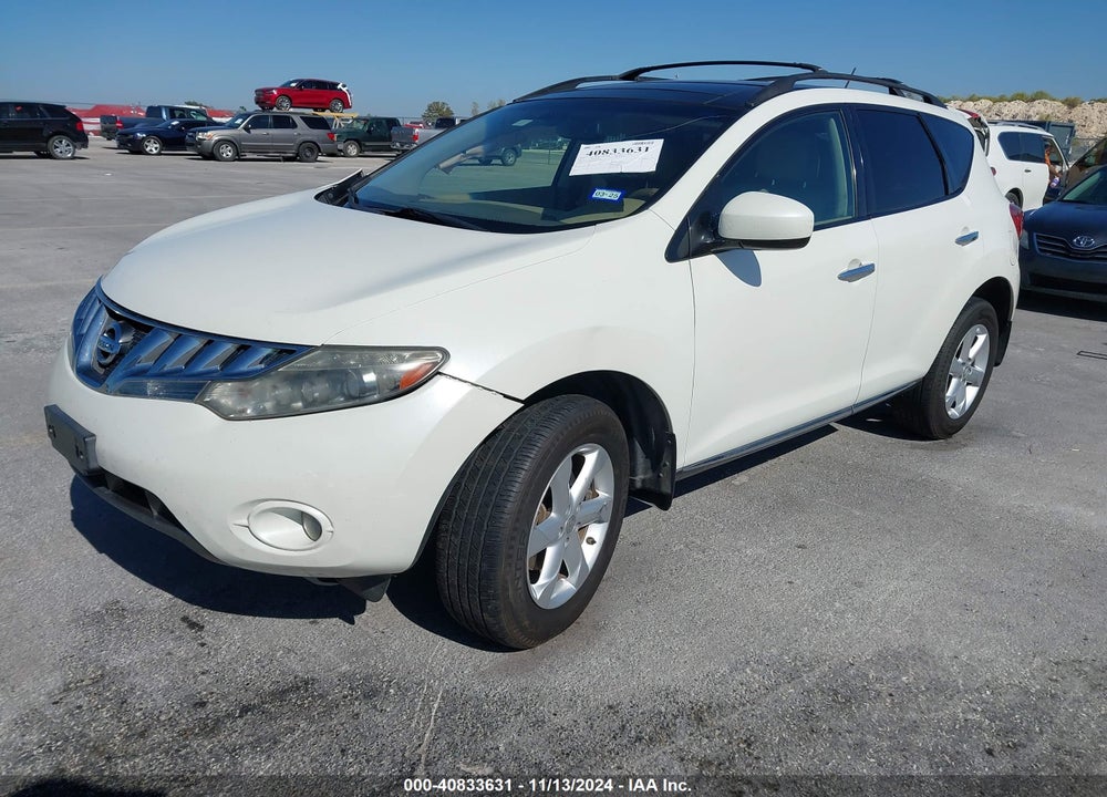 2010 NISSAN MURANO SL VIN: JN8AZ1MU6AW005140