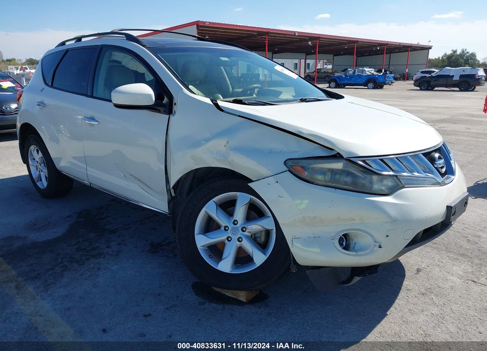 2010 NISSAN MURANO SL VIN: JN8AZ1MU6AW005140