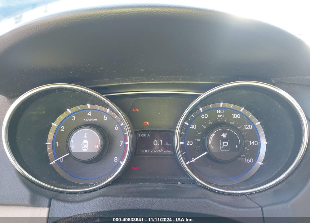 2011 HYUNDAI SONATA GLS VIN: 5NPEB4AC6BH168375