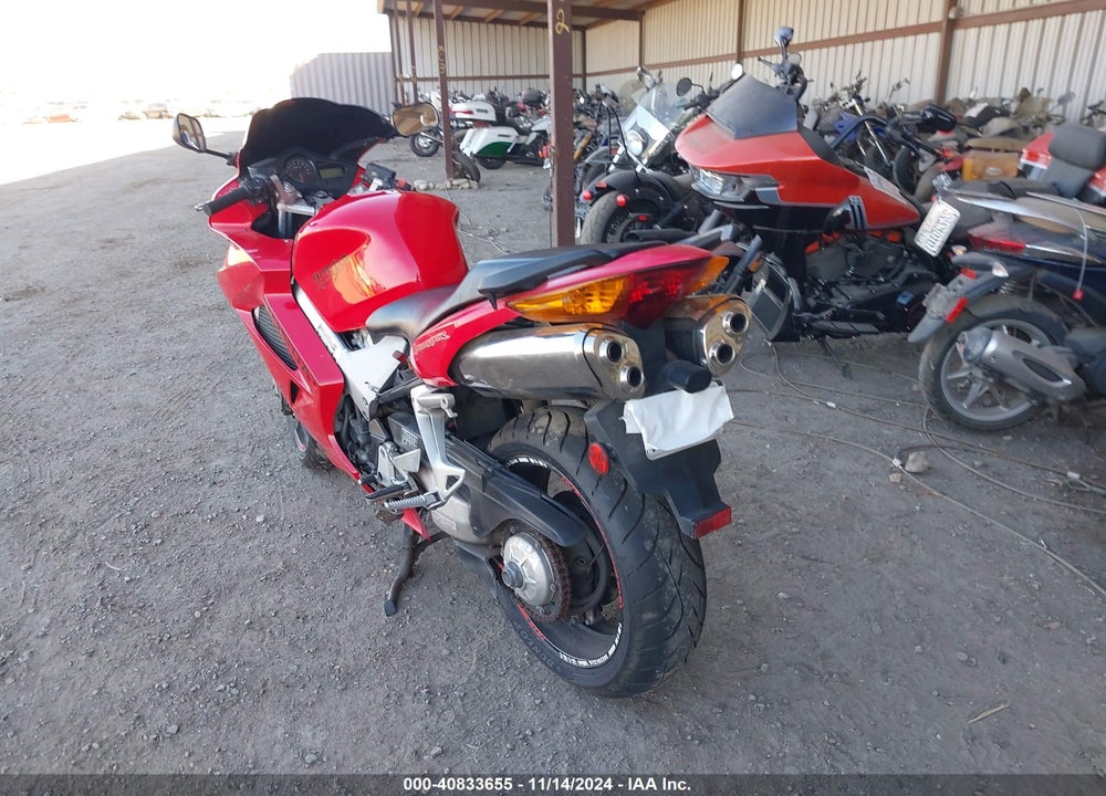 2002 HONDA VFR800 VIN: JH2RC46142M401799