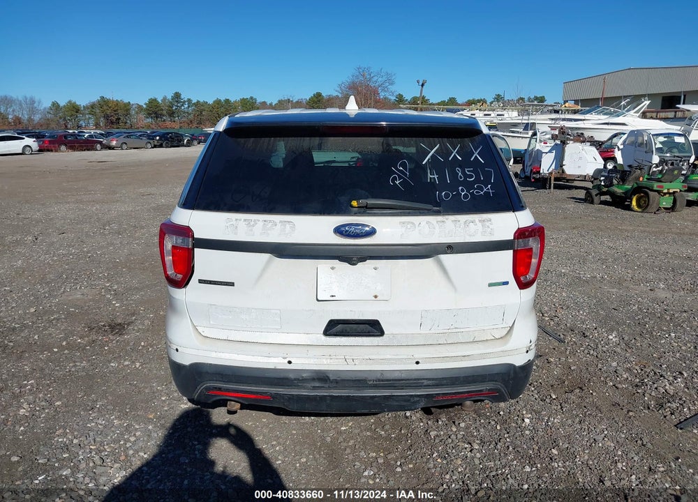2017 FORD UTILITY POLICE INTERCEPTOR VIN: 1FM5K8AR2HGD92571