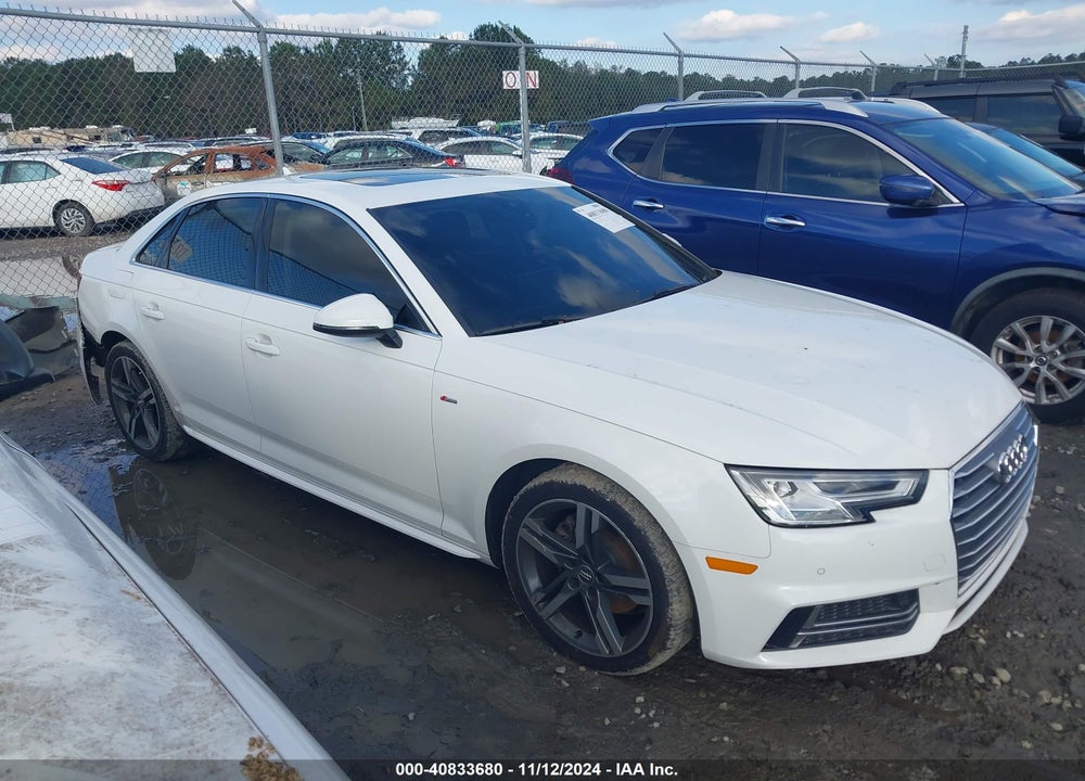 2018 AUDI A4 2.0T TECH ULTRA PREMIUM/2.0T ULTRA PREMIUM VIN: WAULMAF41JA212898
