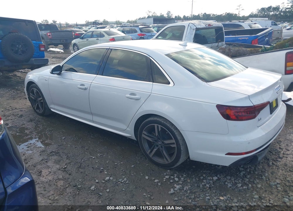2018 AUDI A4 2.0T TECH ULTRA PREMIUM/2.0T ULTRA PREMIUM VIN: WAULMAF41JA212898