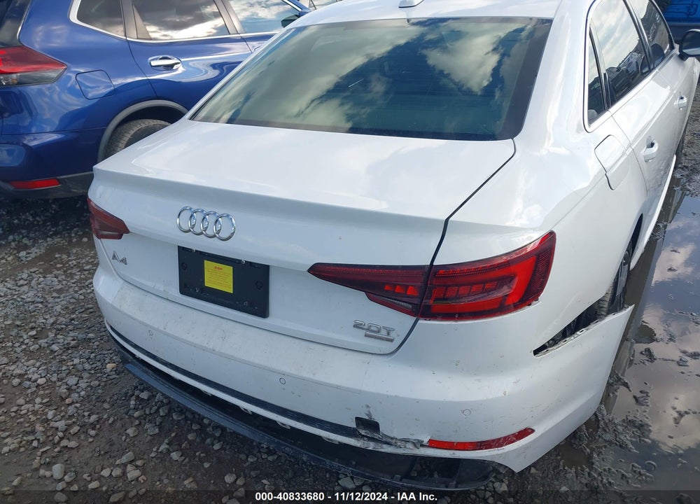 2018 AUDI A4 2.0T TECH ULTRA PREMIUM/2.0T ULTRA PREMIUM VIN: WAULMAF41JA212898