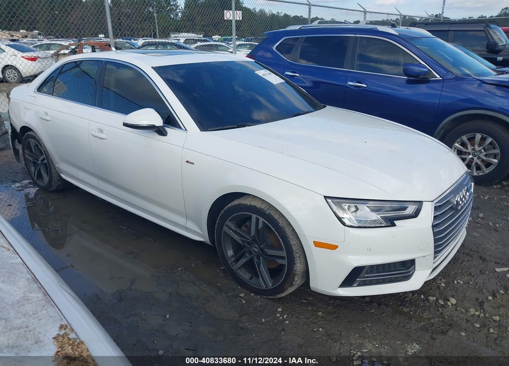 2018 AUDI A4 2.0T TECH ULTRA PREMIUM/2.0T ULTRA PREMIUM VIN: WAULMAF41JA212898