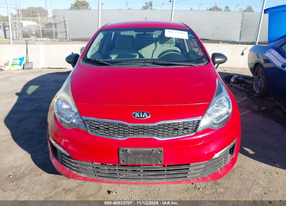 2017 KIA RIO EX VIN: KNADN4A3XH6040420