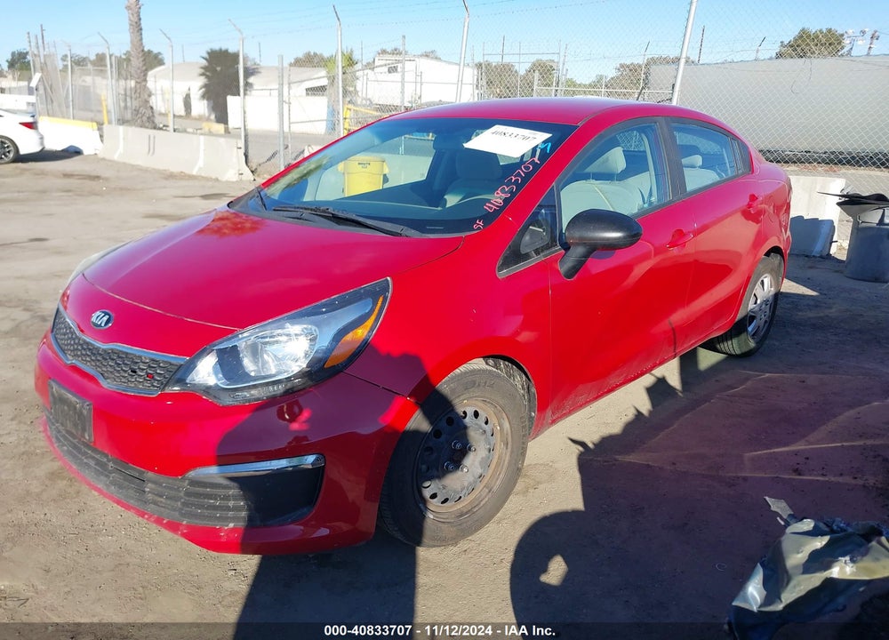 2017 KIA RIO EX VIN: KNADN4A3XH6040420