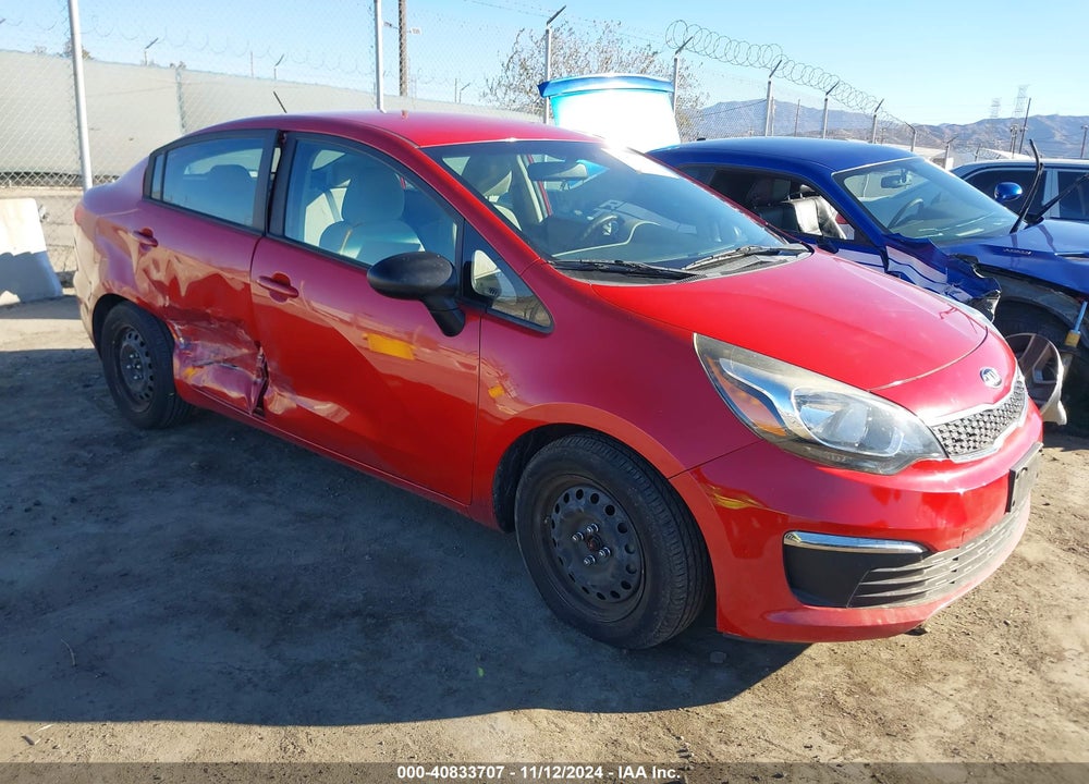 2017 KIA RIO EX VIN: KNADN4A3XH6040420