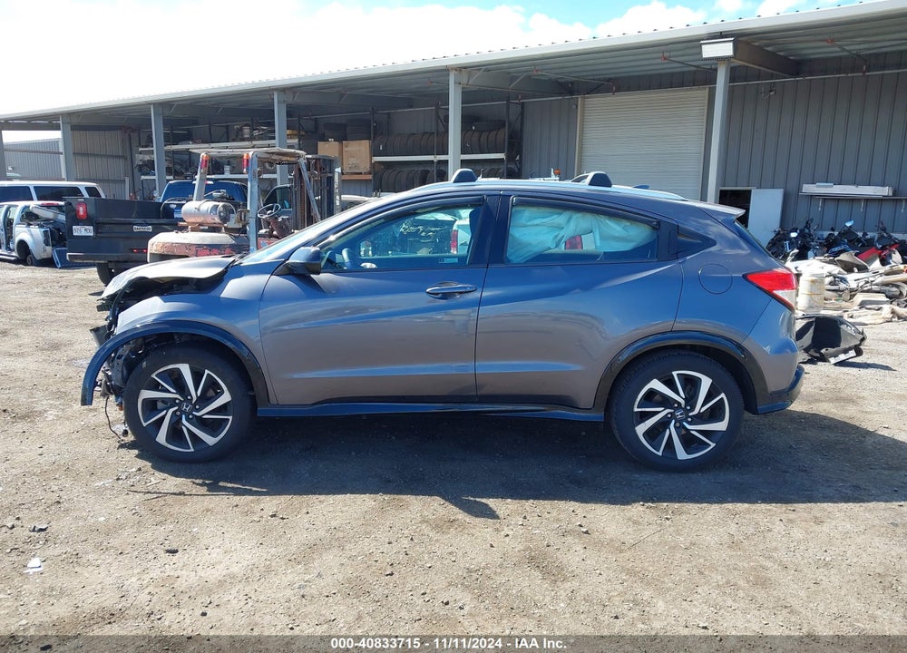 2019 HONDA HR-V SPORT VIN: 3CZRU5H19KG704910