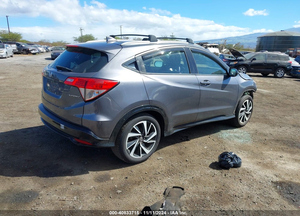 2019 HONDA HR-V SPORT VIN: 3CZRU5H19KG704910