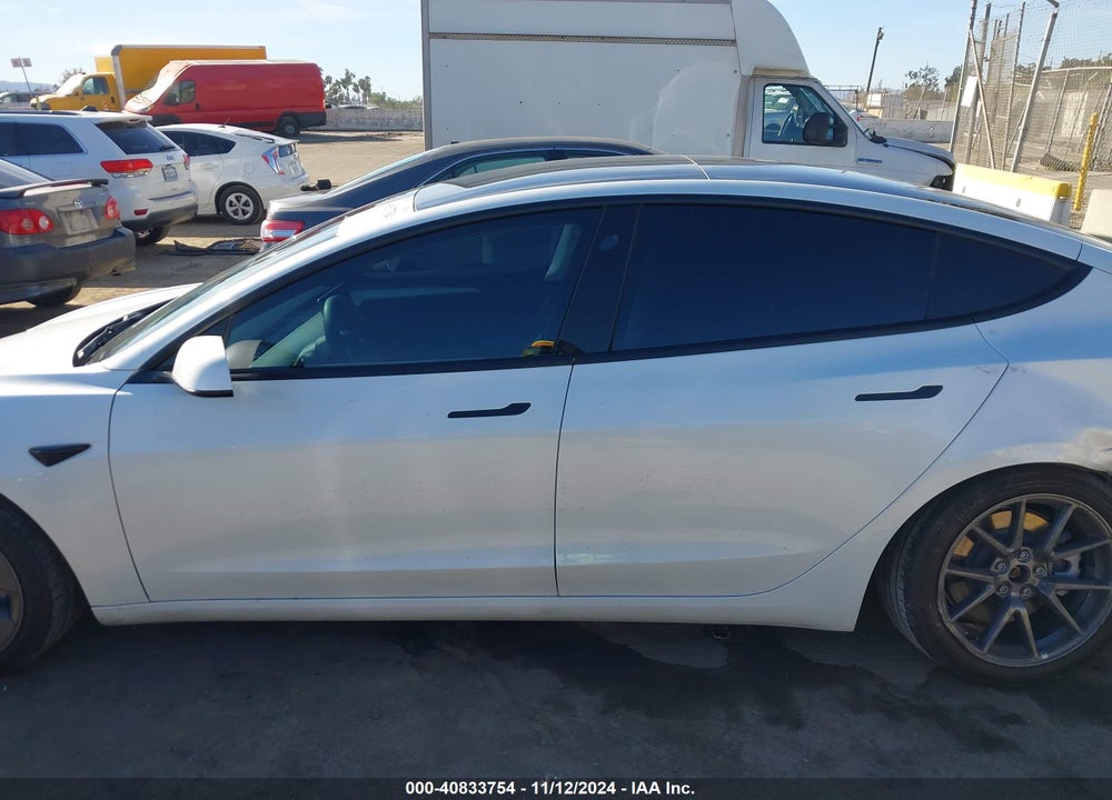 2022 TESLA MODEL 3 LONG RANGE DUAL MOTOR ALL-WHEEL DRIVE VIN: 5YJ3E1EB4NF242894