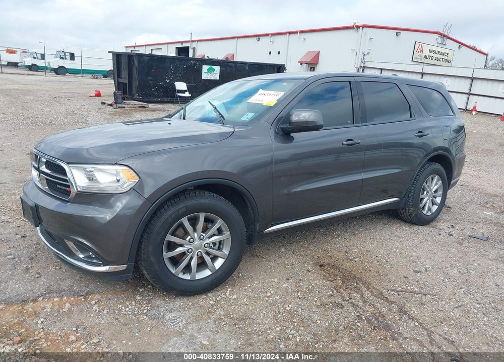 2017 DODGE DURANGO SXT RWD VIN: 1C4RDHAG0HC950651