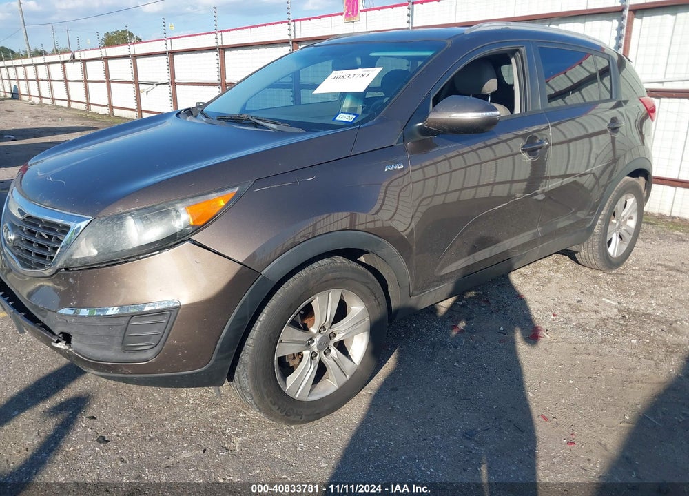 2012 KIA SPORTAGE LX VIN: KNDPBCA27C7257520
