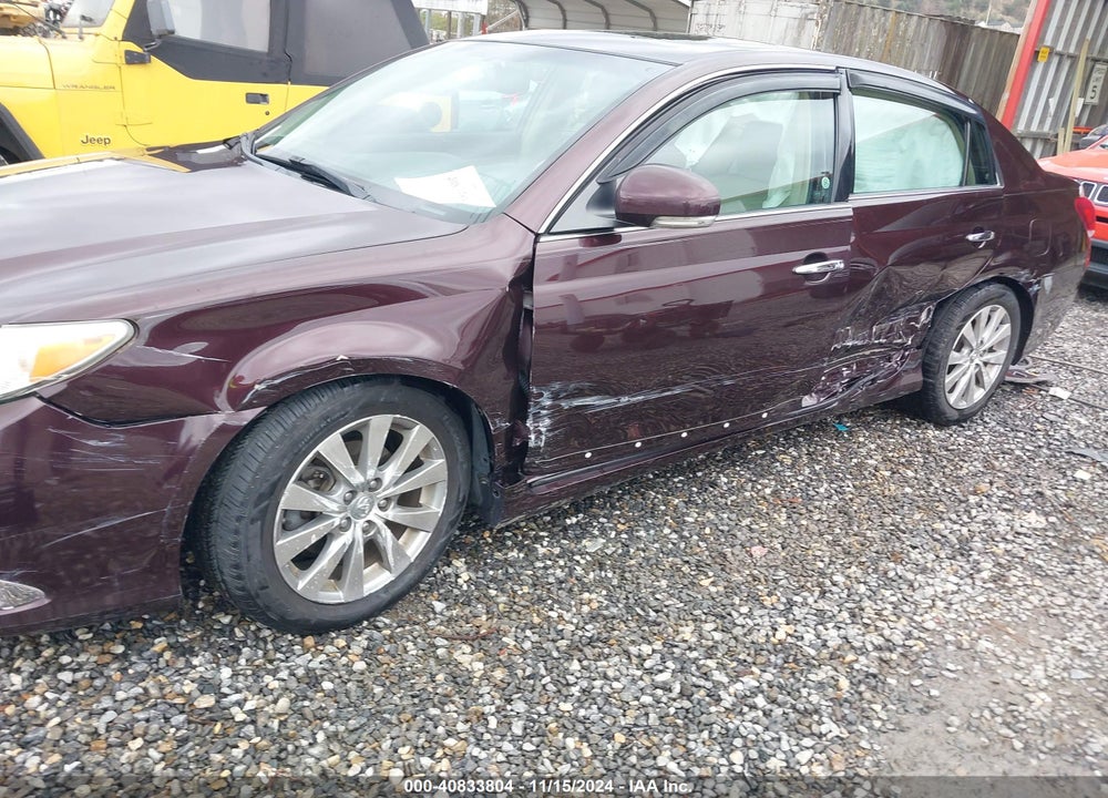 2011 TOYOTA AVALON LIMITED VIN: 4T1BK3DB0BU392131