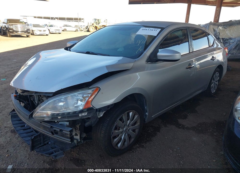 2014 NISSAN SENTRA SV VIN: 3N1AB7AP7EL657233