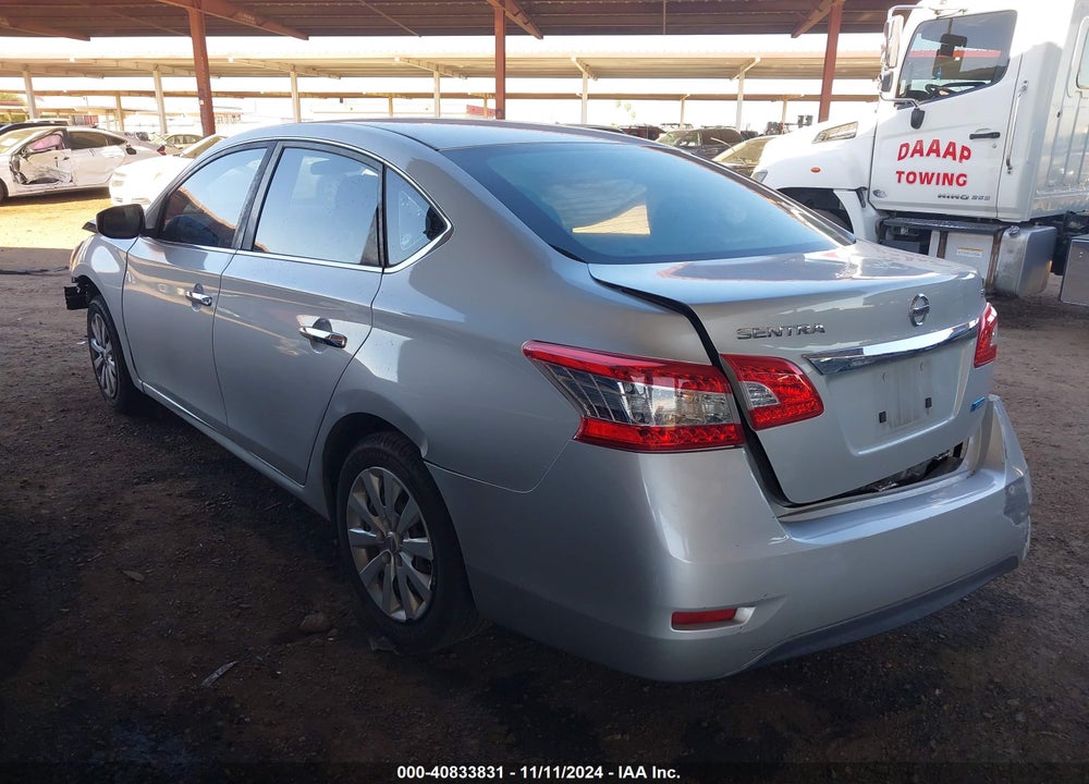 2014 NISSAN SENTRA SV VIN: 3N1AB7AP7EL657233