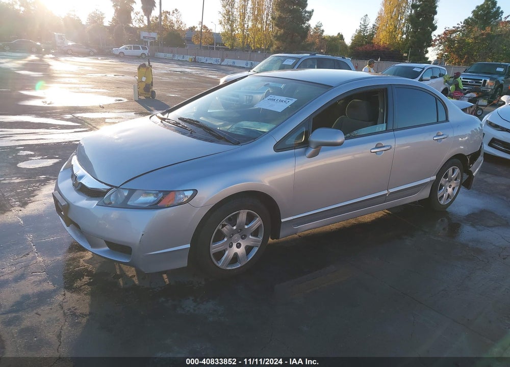 2009 HONDA CIVIC LX VIN: 2HGFA16529H343628