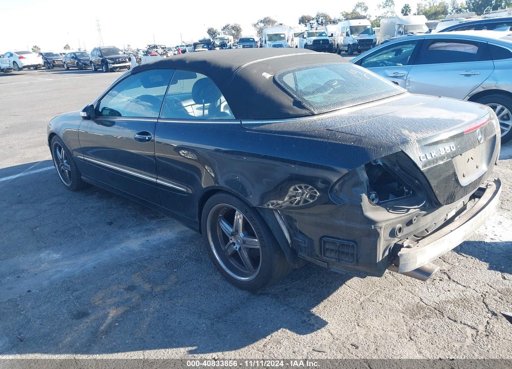 2008 MERCEDES-BENZ CLK 350 VIN: WDBTK56F78T090627