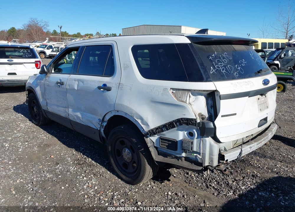 2018 FORD POLICE INTERCEPTOR UTILITY VIN: 1FM5K8AR8JGC74899